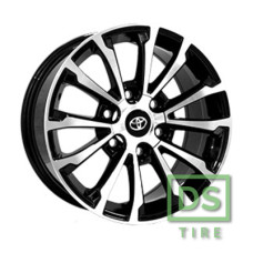 Replica Toyota TY1353 7.5x18 6x139.7 ET25 DIA106.1 BKF
