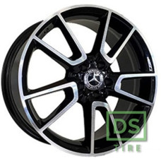Replica MR008 8.5x19 5x112 ET52 DIA66.6 BKF