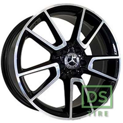 Replica MR008 8.5x19 5x112 ET52 DIA66.6 BKF