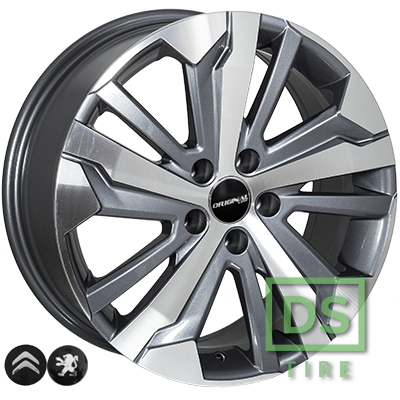 Zorat Wheels BK5837 7x17 5x108 ET23 DIA65.1 GP