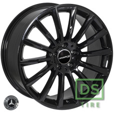 JH AO8029 8.5x19 5x112 ET45 DIA66.6 Black
