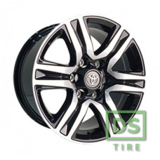 Replica TY718 7.5x17 6x139.7 ET25 DIA106.1 BKF