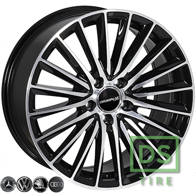 Zorat Wheels BK5909 8x18 5x112 ET43 DIA66.6 BP
