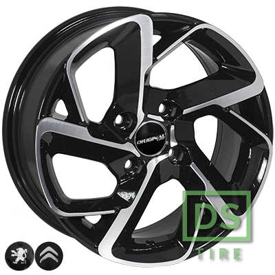 Zorat Wheels BK5714 6.5x15 4x108 ET25 DIA65.1 BP
