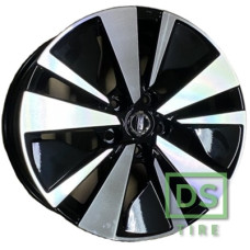 Replica NS1723 7.5x17 5x114.3 ET50 DIA66.1 BKF