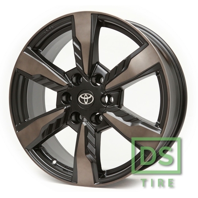 Replica Toyota D1261 7.5x20 6x139.7 ET25 DIA106.1 Black