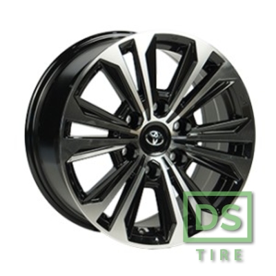 Replica Toyota TY1689 7.5x17 6x139.7 ET30 DIA106.1 BKF