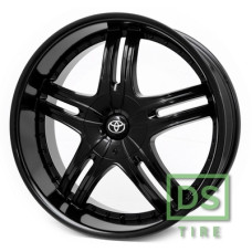 Replica Toyota M10 9.5x22 6x139.7 ET18 DIA106.1 Black