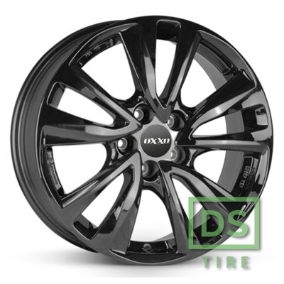 Oxxo Oberon 5 7x17 5x108 ET52.5 DIA63.4 Black