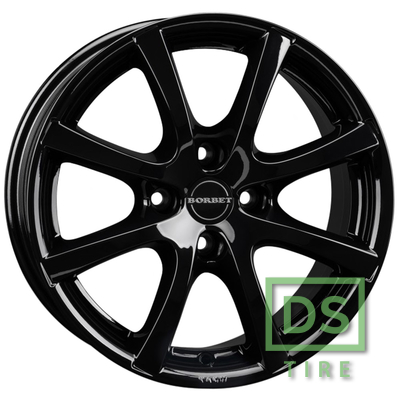 Borbet LV4 5.5x14 4x108 ET43 DIA63.4 Black
