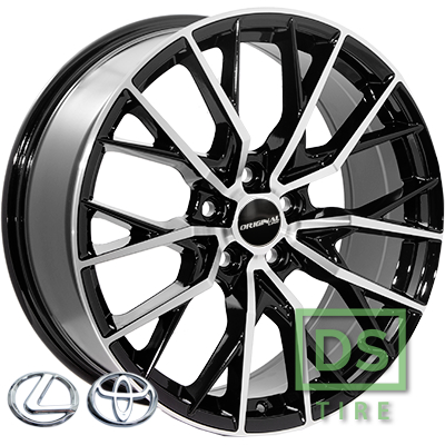 Zorat Wheels BK5137 8x19 5x114.3 ET35 DIA60.1 BP