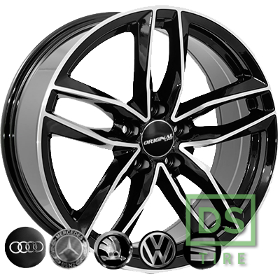Zorat Wheels BK690 7.5x17 5x112 ET37 DIA66.6 Black