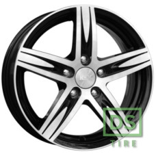 K&K Андорра 7x17 5x114.3 ET38 DIA66.1 Алмаз черн