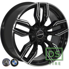 Zorat Wheels BK5181 9.5x19 5x112 ET39 DIA66.6 BP