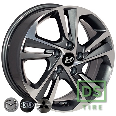 Zorat Wheels BK5210 6.5x16 5x114.3 ET50 DIA67.1 GP