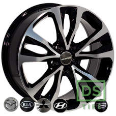 Zorat Wheels BK5212 6.5x16 5x114.3 ET45 DIA67.1 BP