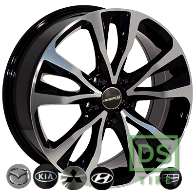 Zorat Wheels BK5212 7x17 5x114.3 ET40 DIA67.1 BP