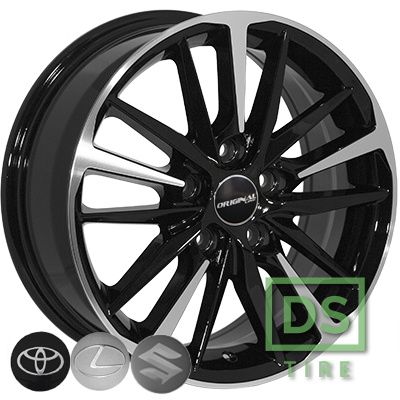 Zorat Wheels BK5342 6.5x16 5x114.3 ET45 DIA60.1 BP