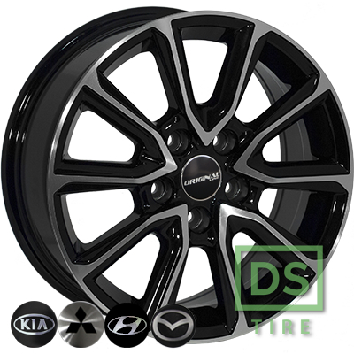 Zorat Wheels BK5344 6.5x16 5x114.3 ET35 DIA67.1 BP
