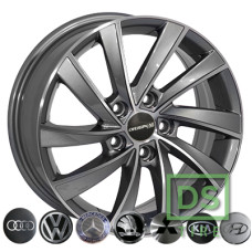 Zorat Wheels BK5290 6.5x16 5x105 ET39 DIA56.6 GP