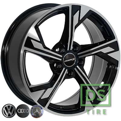 Zorat Wheels BK5419 7.5x17 5x112 ET35 DIA66.6 BP