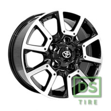 Replica Toyota TY1380TRD 8.5x20 5x150 ET55 DIA110.5 BKF